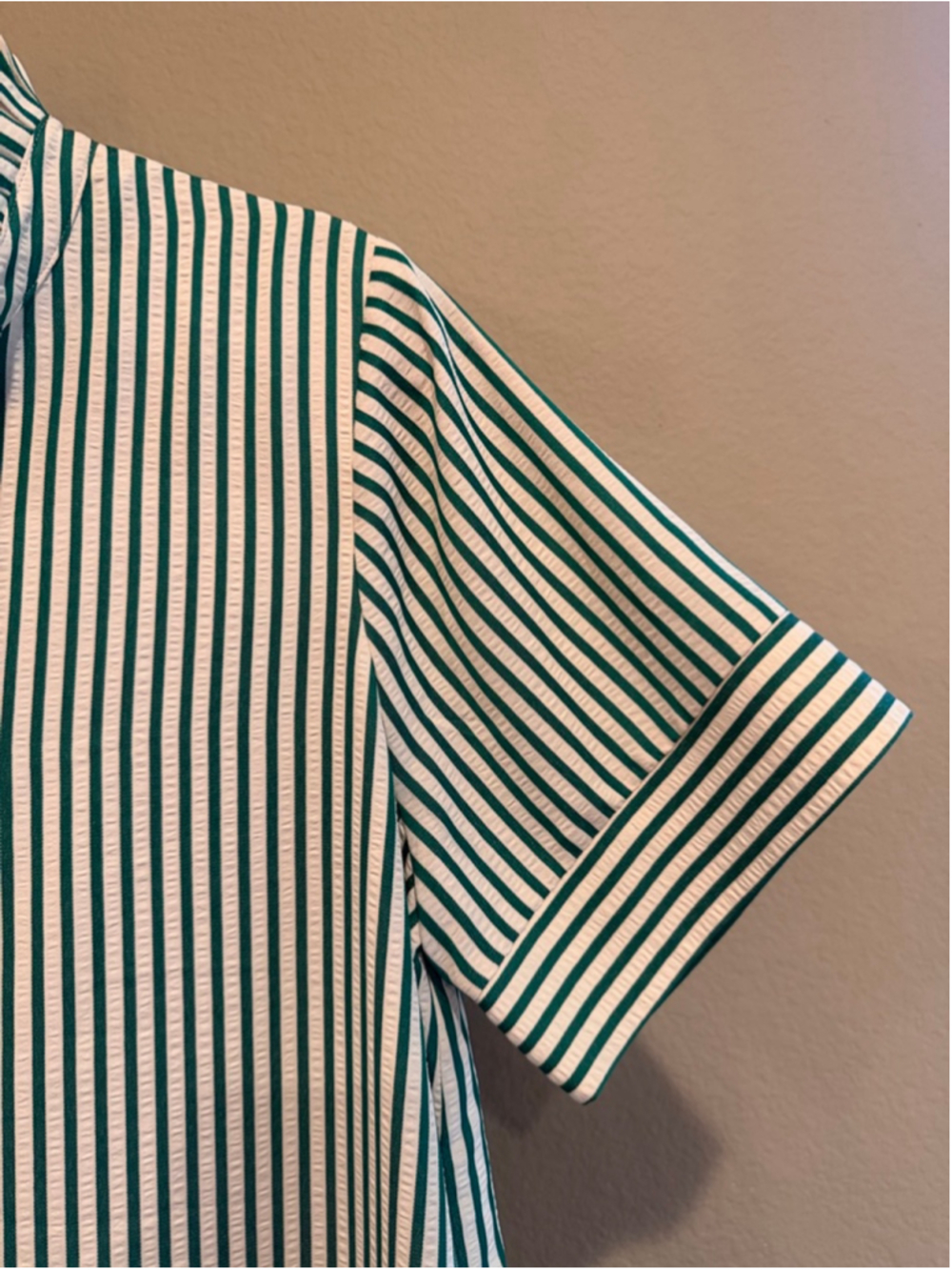 Entro Stripe Midi Dress in Green Size S - Picture 4 of 8